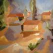 "Santa Ynez 1", oil on canvas, 36" x 36", 2011 SOLD