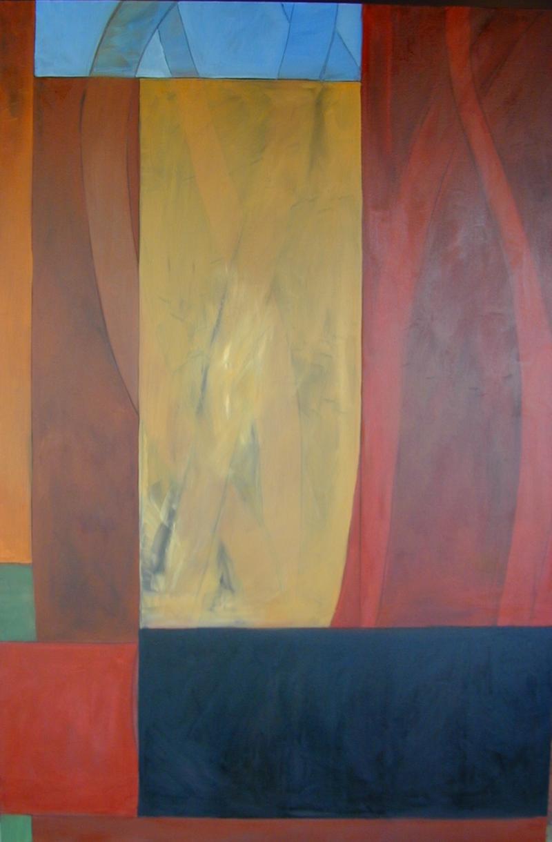 Fall Birch, Oil on Canvas, 48" x 72"